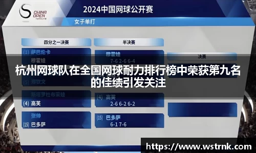 杭州网球队在全国网球耐力排行榜中荣获第九名的佳绩引发关注