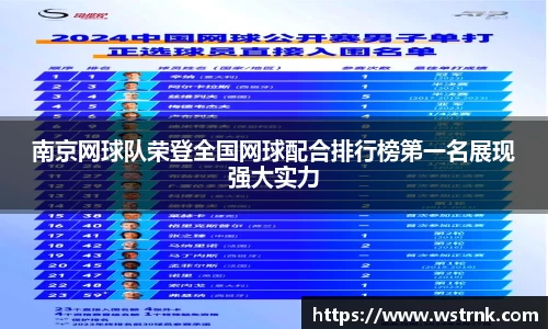 南京网球队荣登全国网球配合排行榜第一名展现强大实力