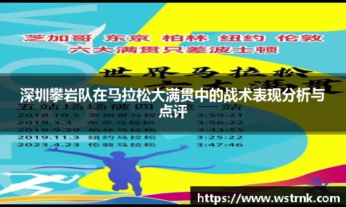 深圳攀岩队在马拉松大满贯中的战术表现分析与点评