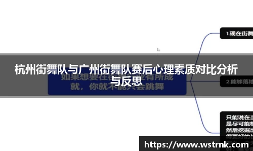 杭州街舞队与广州街舞队赛后心理素质对比分析与反思